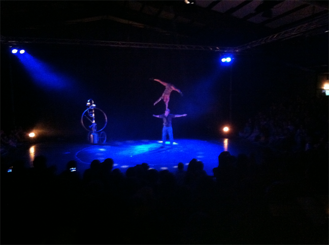 verzorging complete theatertechniek nederlands acrobatiek festival door de fantasten